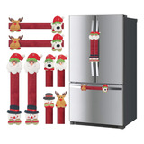 Fundas Manijas De Refrigerador Navideñas Paquete De 8,...