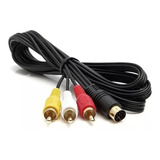 Cabo A/v S14 Para Receptor Sky Din/rca 1,50 M