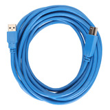 Cable Usb 3.0 De Impresora A A B A Apertura Cuadrada De Alta