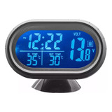 Termômetro Relógio Automotivo Digital Painel Carro Bateria