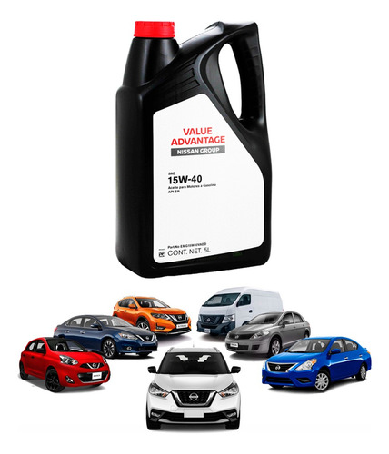 Garrafa Aceite Nissan 15w40 Value Advantage