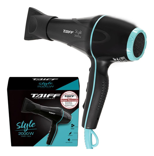 Secador De Cabelo Taiff Style Pro Preto 220v