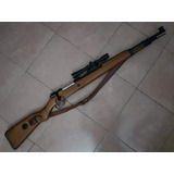 Réplica Airsoft G980 Mauser Kar 98k Wwii G&g Madera Real Gas