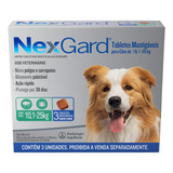 Nexgard Para Cães De 10,1 A 25 Kg - 3 Tabletes