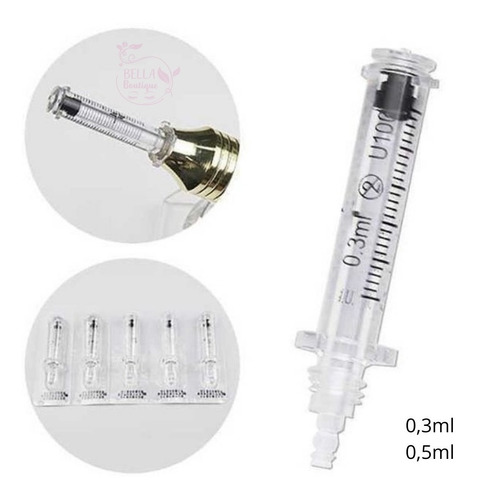 Seringas Intradermo Pressurizada Ampola 0,5 E 0,3 Ml 10 Unid