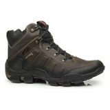 Borcegos Trekking Hombres Cuero Pegada 150055-03 Luminares