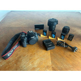  Kit Fotografía Video - Canon Eos 60d + Lentes + Baterías