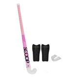 Palo Hockey Scoop Inicial Canilleras Bucal Kit Combo Adulto