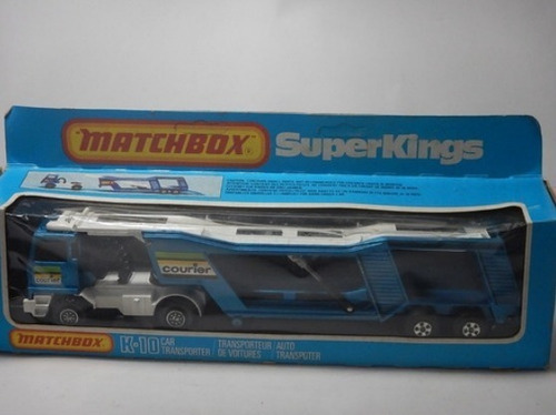 Miniatura Matchbox Superkings K-10 Car Transporter Com Caixa