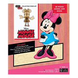 Disney Minnie Mouse Libro Y 3d  kit De Modelo De Madera Co