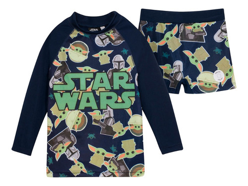 Conjunto Uv Protección Solar Star Wars Yoda The Mandalorian