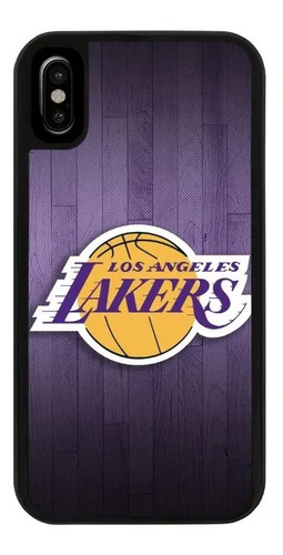 Funda Uso Rudo Tpu Para iPhone Lakers Los Angeles Nba 02