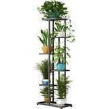 Soporte De Metal Para Plantas De 6 Niveles Para 7 Macetas