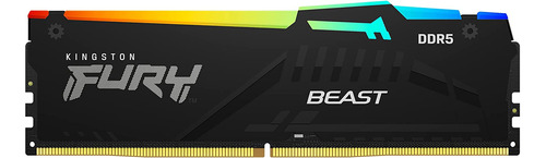 Memoria Ram Kingston Fury Beast Rgb Ddr5 8gb 6000mt/s Udimm