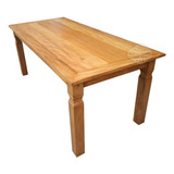 Mesa De Madeira Rustica De Jantar 1,40 X 60 