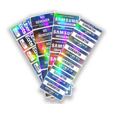 500 Hologramas De Seguridad 51x25mm Personalizado Logo Serie