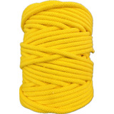 10m Corda De Algodão 6mm Cestaria Rígida Macrame C/ Alma Cor