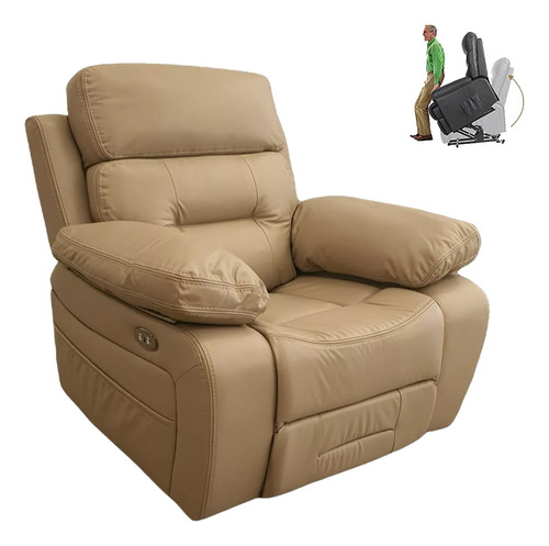 Sillon Masajeador Premiun Elevable Reclining + Calor Lumbar