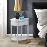 East West Furniture Hi-14-et Mesa Auxiliar, Mediana