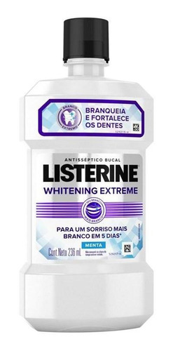 Antisséptico Bucal Listerine Whitening Extreme 236ml