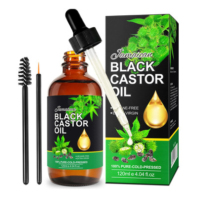 Aceite De Ricino Negro Jamaicano, 120 Ml, Orgánico, Prensado | Envío gratis