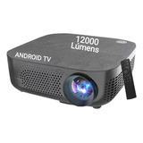 Proyector Android Tv 12000 Lumenes Wifi -bluetooth