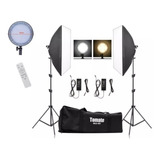 Kit Iluminação Led Profissional Studio Light Softbox + Tripé