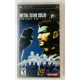 Metal Gear Solid: Portable Ops Plus 2006 Psp Rtrmx Vj