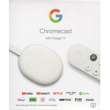 Chromecast Con Asistente Google Tv Voz 4k 8gb Bluetooth