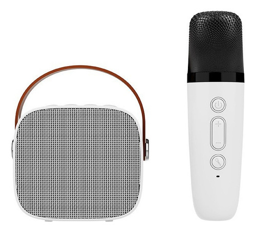 C. Micrófono Bluetooth Para Karaoke Con Caja De Sonido,