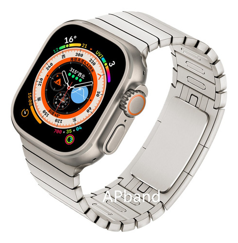 Pulsera De Eslabones 1:1 Para Apple Watch  Correa Ultra De A