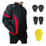 Campera Moto Con Protectores Hombre I-run Importada