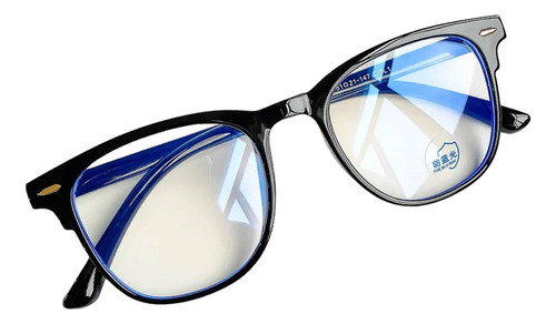 Lentes Filtro Azul Modelo Clubmaster Unisex Gafas Descanso