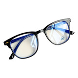 Lentes Filtro Azul Modelo Clubmaster Unisex Gafas Descanso