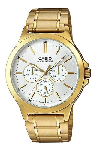 Reloj Casio Mtp-v300g-7audf Hombre 100% Original