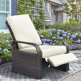 Sillón Reclinable Exterior Con Mecedor Automático