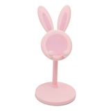 Soporte Para Teléfono Móvil Cute Rabbit, Escritorio Ajustabl