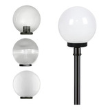 Globo 25cm Luces Para Jardin Exterior Apto Led Para Columna