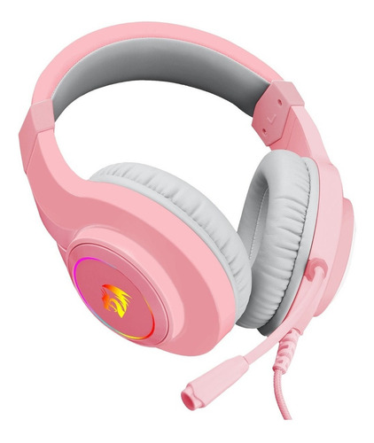 Auricular Gamer Redragon H260 Hylas Pink Rosa Rgb