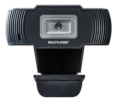 Webcam Com Microfone Multilaser Hd Usb 30fps Ac339 Preto