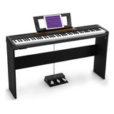 Piano Digital 88 Teclas Sensible A La Velocidad Con Soporte