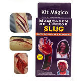 Kit Slug Maquiagem De Terror Halloween   Zumbi