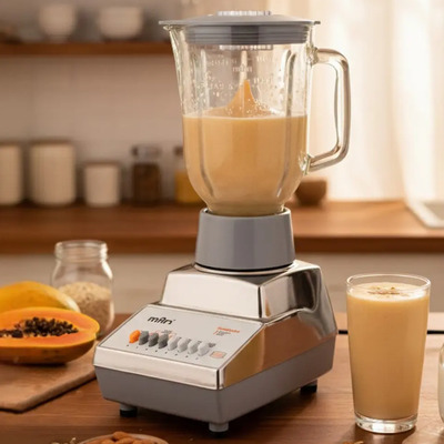 Licuadora Man LMV-9090 Vidrio 1.5L 550W 7 Velocidades Cuchillas Acero | Meses sin interés