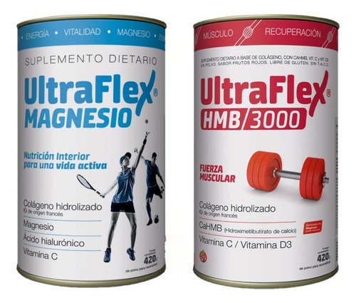 Combo Ultraflex Magnesio + Hmb/3000 Fuerza