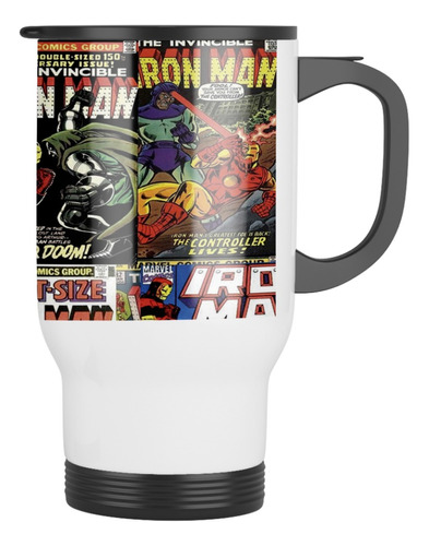 Taza Mug Termica Iron Man Personalizable