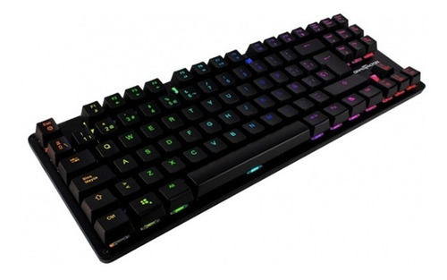 Teclado Mecánico Vorago Alámbrico Español Negro Rgb