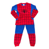 Pijama Manga Larga De Spiderman Para Niños De 4 Años