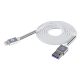 Cable Mobo Twist Lightning 1 Metro De Largo Blanco