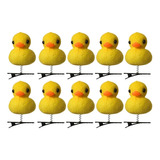 Patitos Virales Hebillas Pato Sombrero Flor Por 12 Pack 