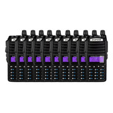 10x Radios Comunicador Walkie Talkie Baofeng Uv82 Dual Band